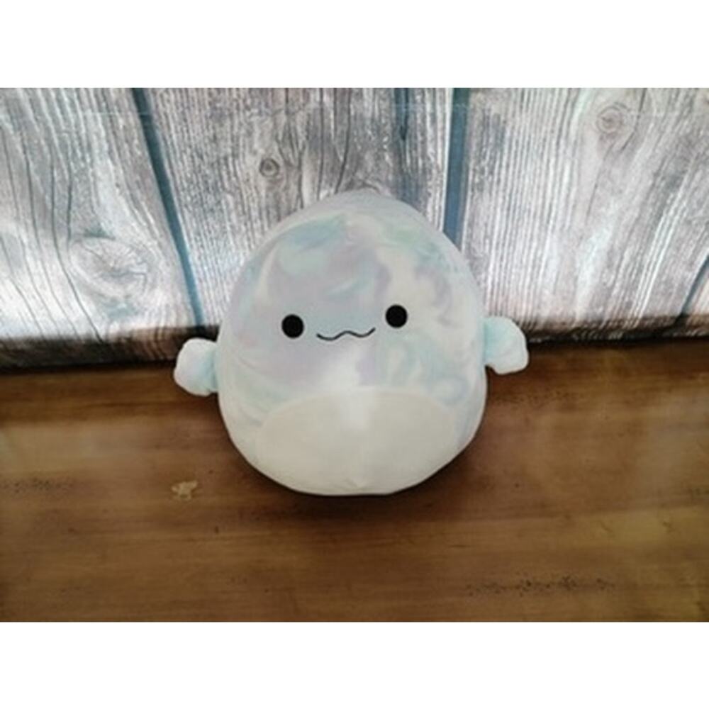 Squishmallows Laslow Beluga Whale‎ Plush Pastel Swirl 12"